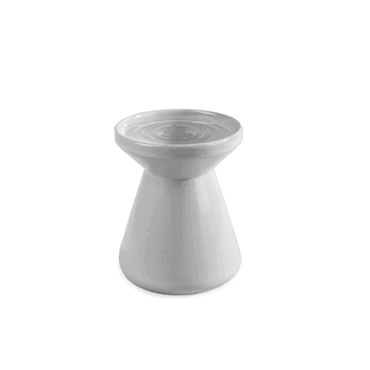 All For Paws Elevated Pet Water Bowl - White