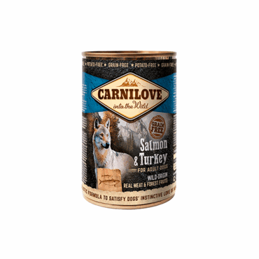 Carnilove Salmon & Turkey for Adult Dogs (Wet Food Can) 400g
