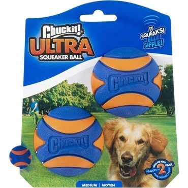 Chuck it Ultra Sqeaker Ball (M) - 2 Pack