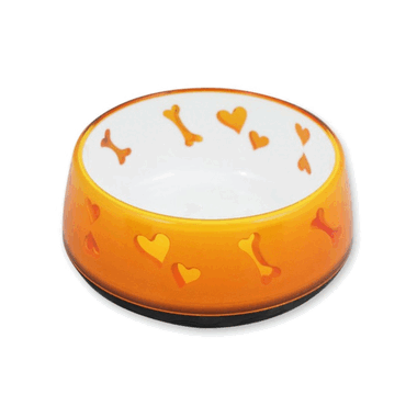 Dog Love Bowl - Orange / Large