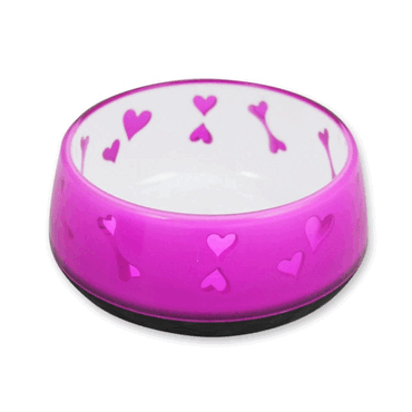 Dog Love Bowl - Pink / Large