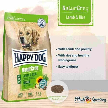 Happy Dog Natural Croq Lamb & Rice 15kg