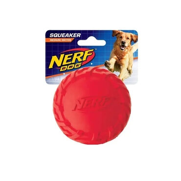 Nerf Dog Squeaker Ball Red - Medium