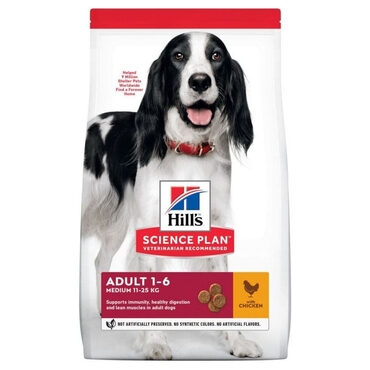 Science Plan Adult 1 - 6 (Medium 11 to 25 kg) with Chicken 14 kg
